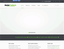 Tablet Screenshot of khashar-trading.com